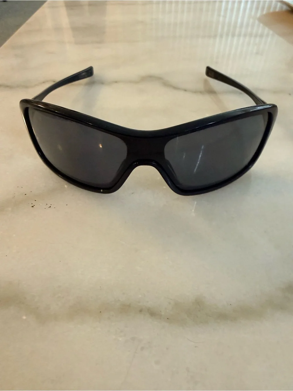 Oakley Black Wraparound Sunglasses